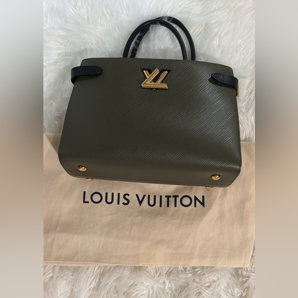 Louis Vuitton Black and Gold Handbag